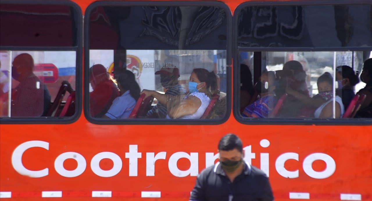 Operación del 100 por ciento del transporte público en Barranquilla.