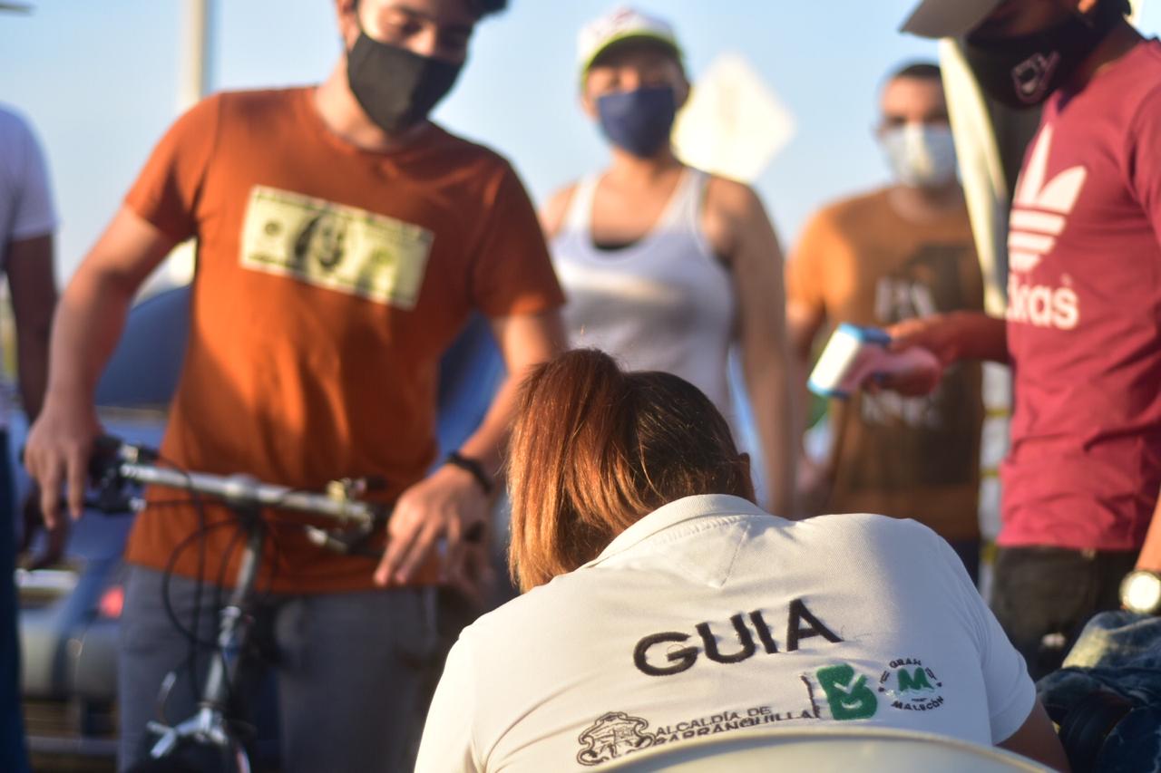 Actividad física en el Gran Malecón del Río.