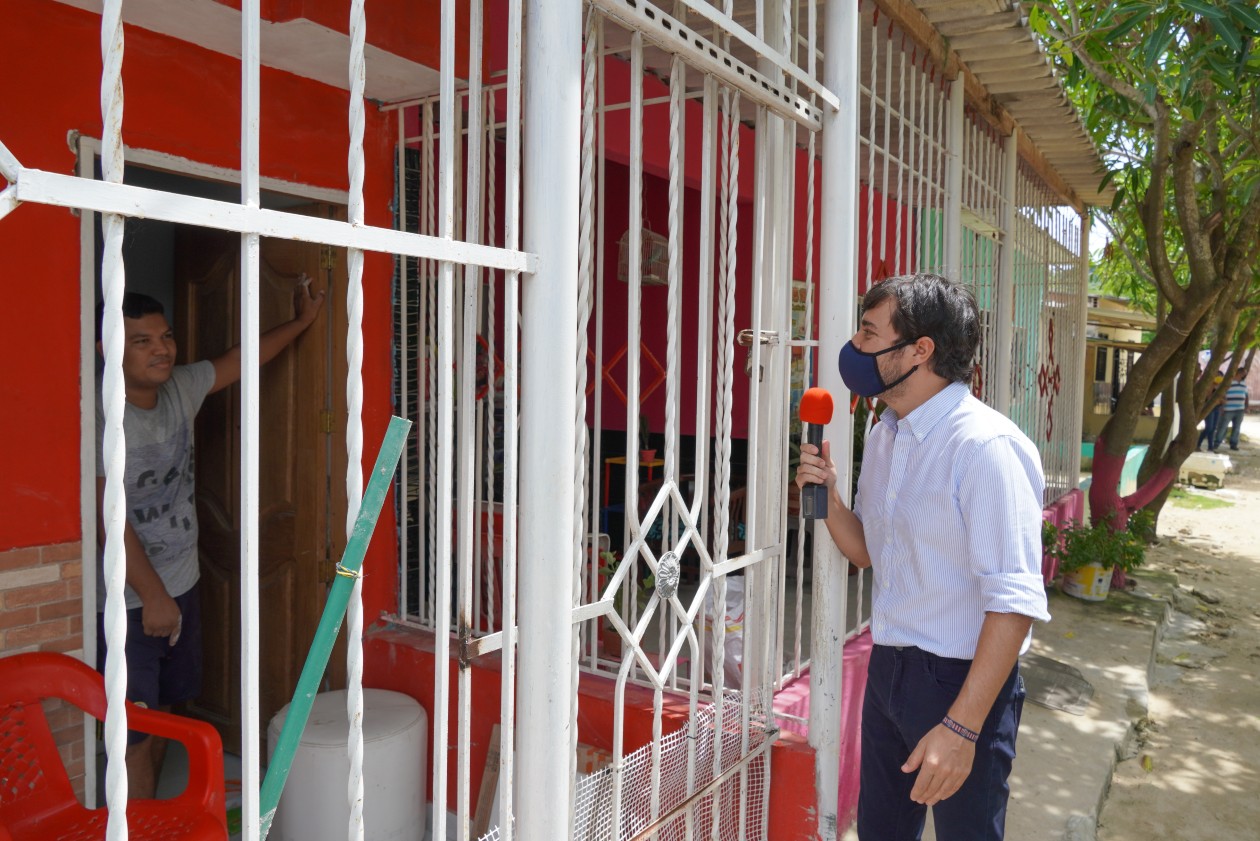 El Alcalde de Barranquilla, Jaime Pumarejo.