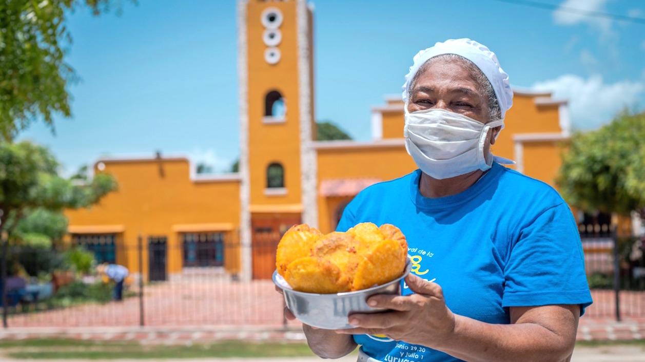 La arepa e huevo de Luruaco.