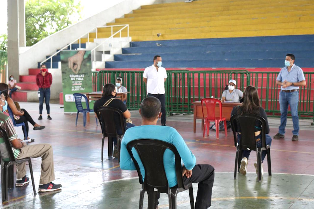 La entrega se hizo cumpliendo los protocolos de bioseguridad.