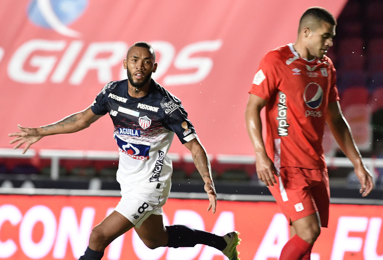La celebración de Freddy Hinestroza.