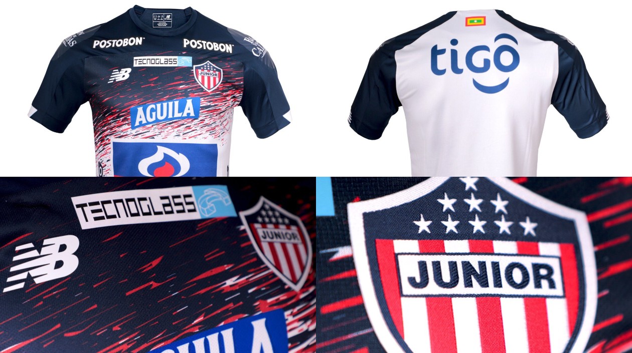 Detalles de la nueva camiseta de Junior.