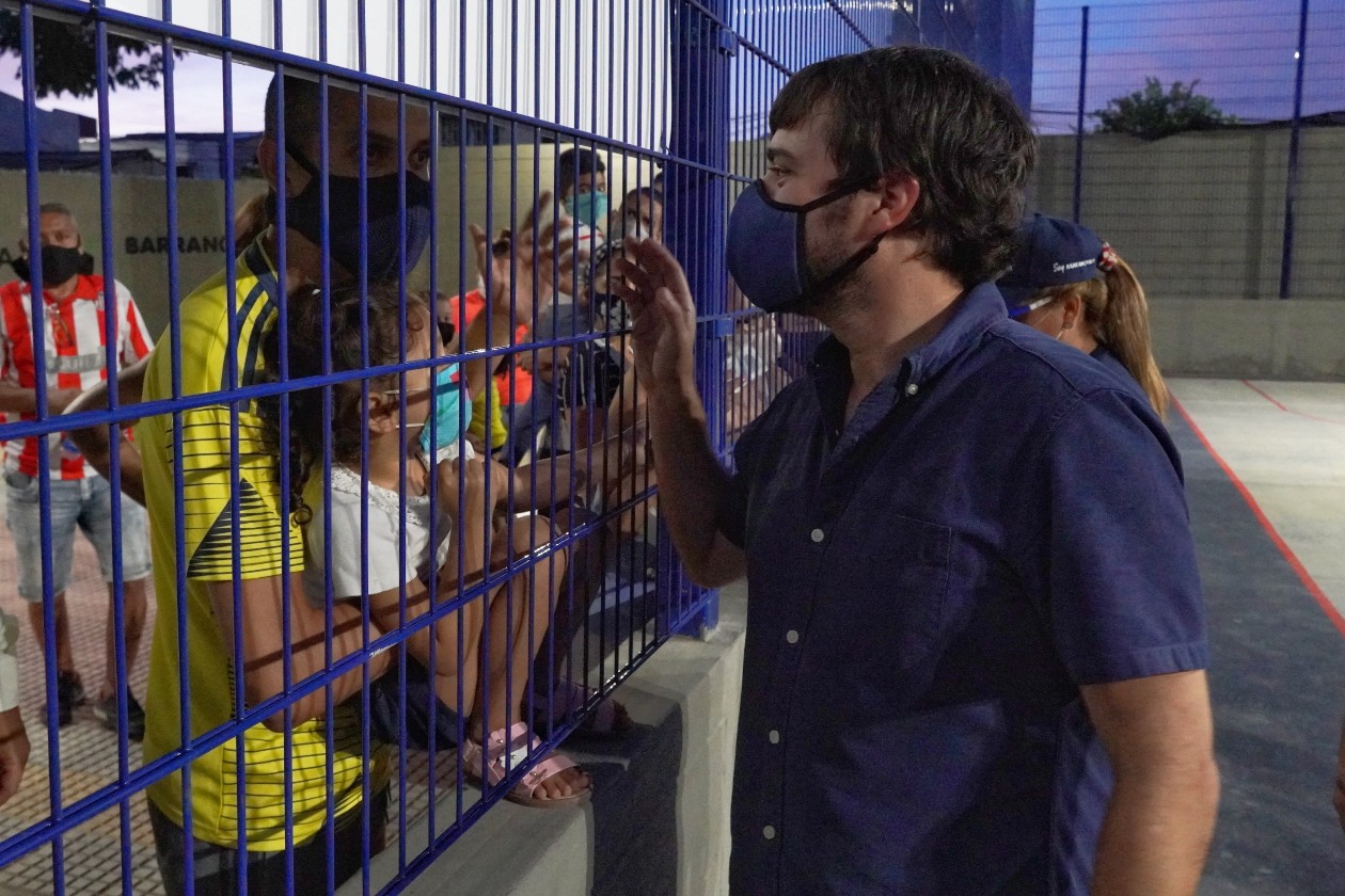 El Alcalde de Barranquilla, Jaime Pumarejo.