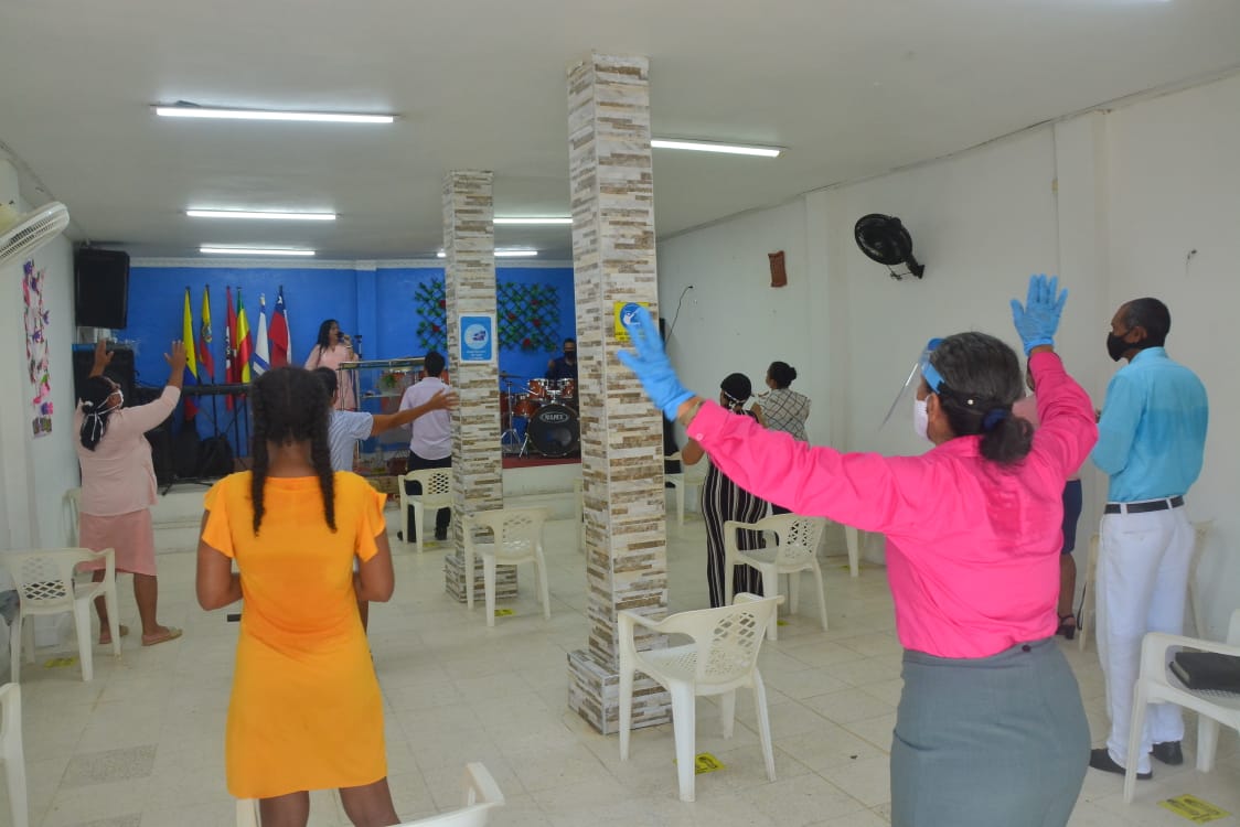 Alcaldía de Soledad. Protocolos de bioseguridad en iglesia cristiana en Soledad.