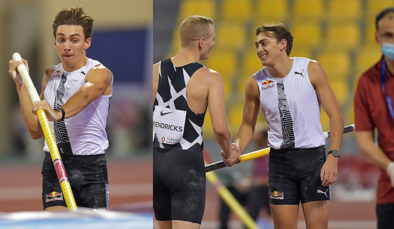 El sueco Armand Duplantis logró este viernes su undécima victoria consecutiva en salto con pértiga.