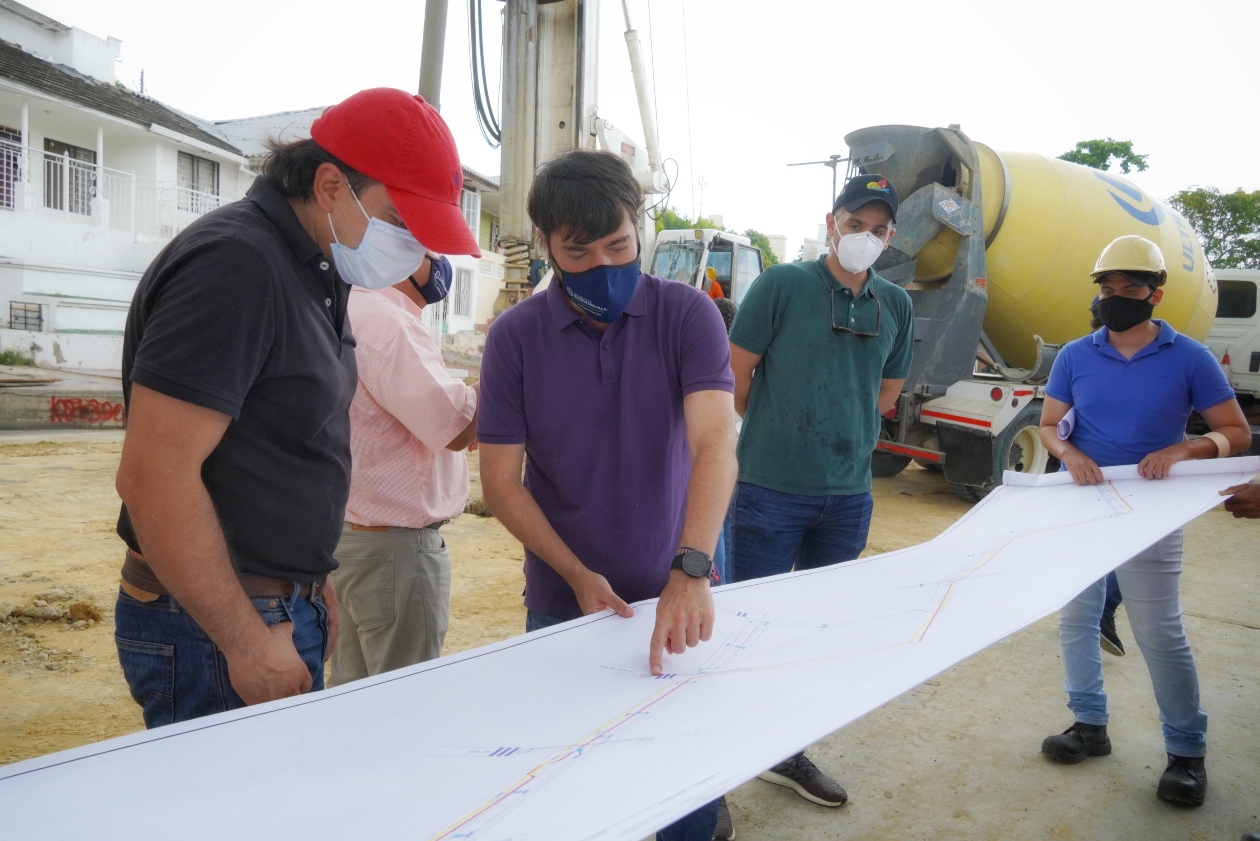 El Alcalde de Barranquilla, Jaime Pumarejo.