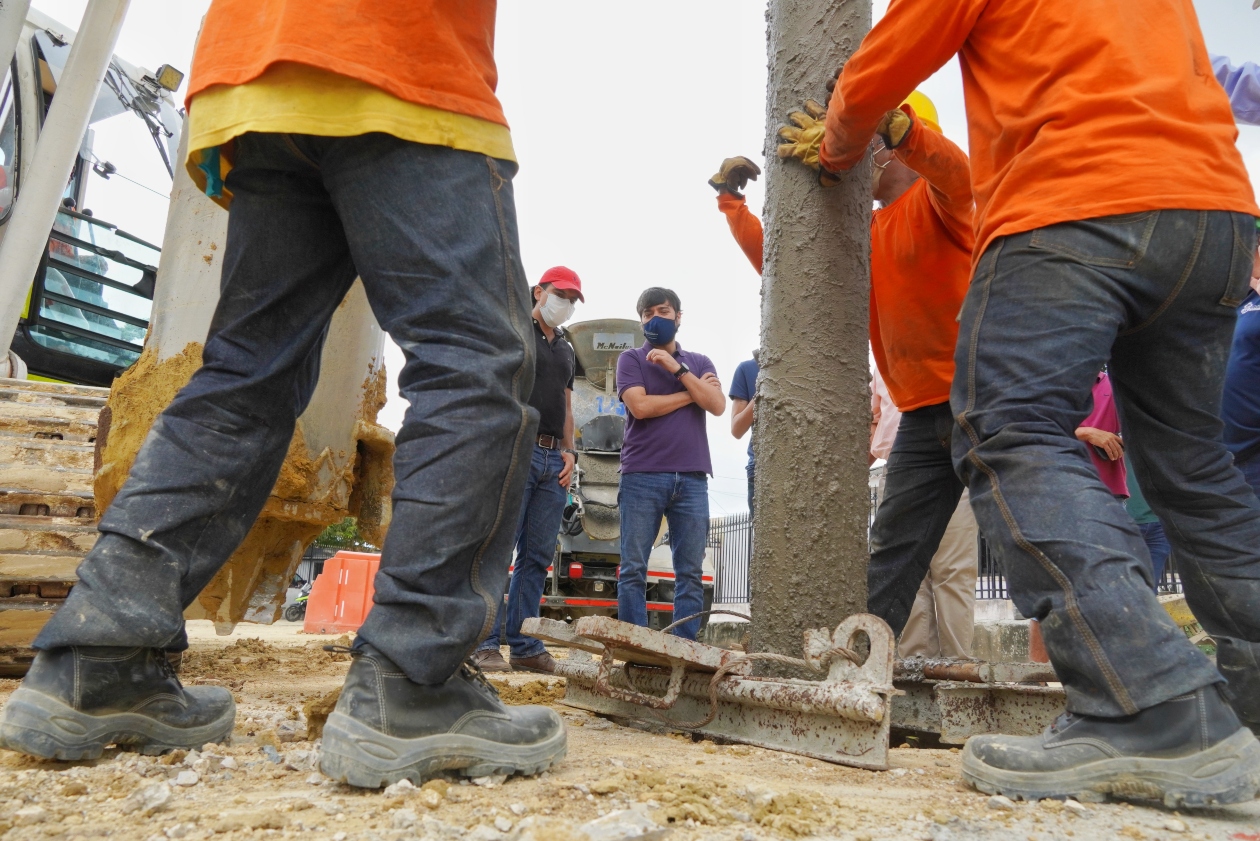 El Alcalde de Barranquilla, Jaime Pumarejo.