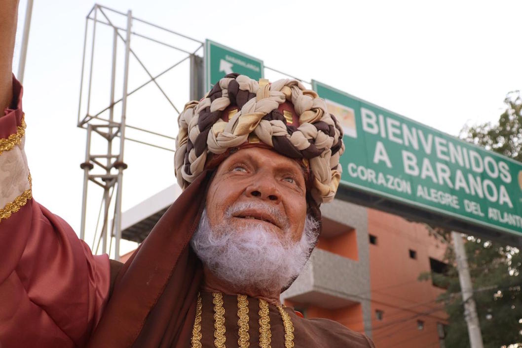 Escenificación de los Reyes Magos en Baranoa.