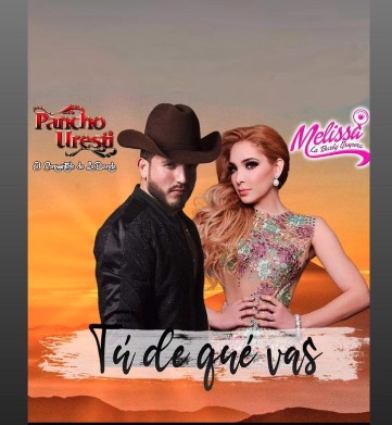 Portada de la producción de la pareja musical de Pancho Uresti y Melissa.