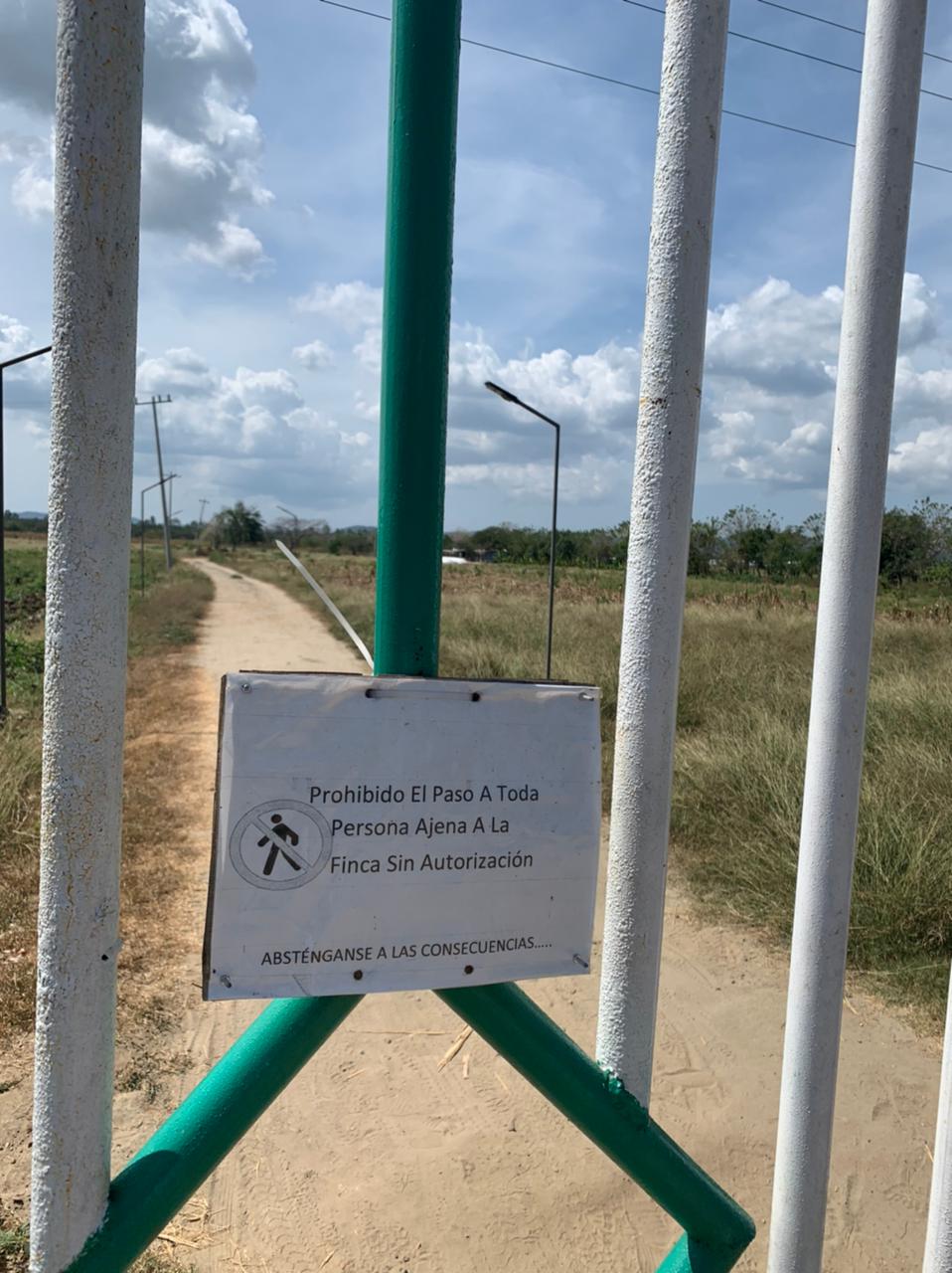 Finca donde ocurrieron los hechos.