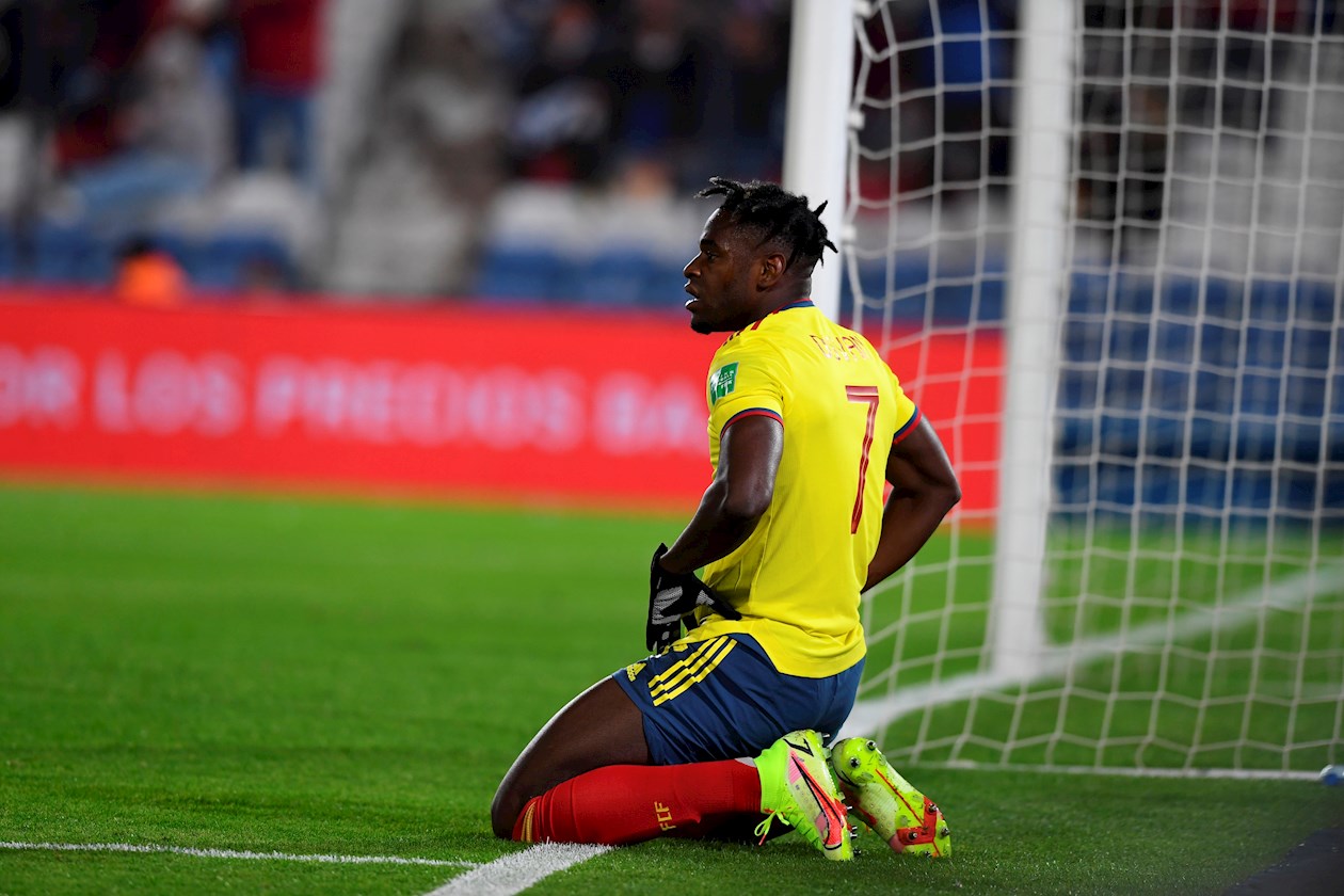 Duván Zapata de Colombia reacciona hoy