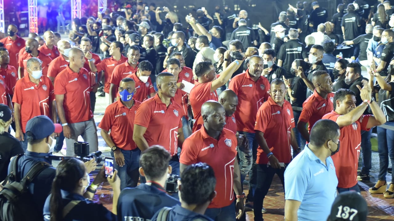 Exjugadores de Junior de diferentes épocas como 'Didí' Valderrama.