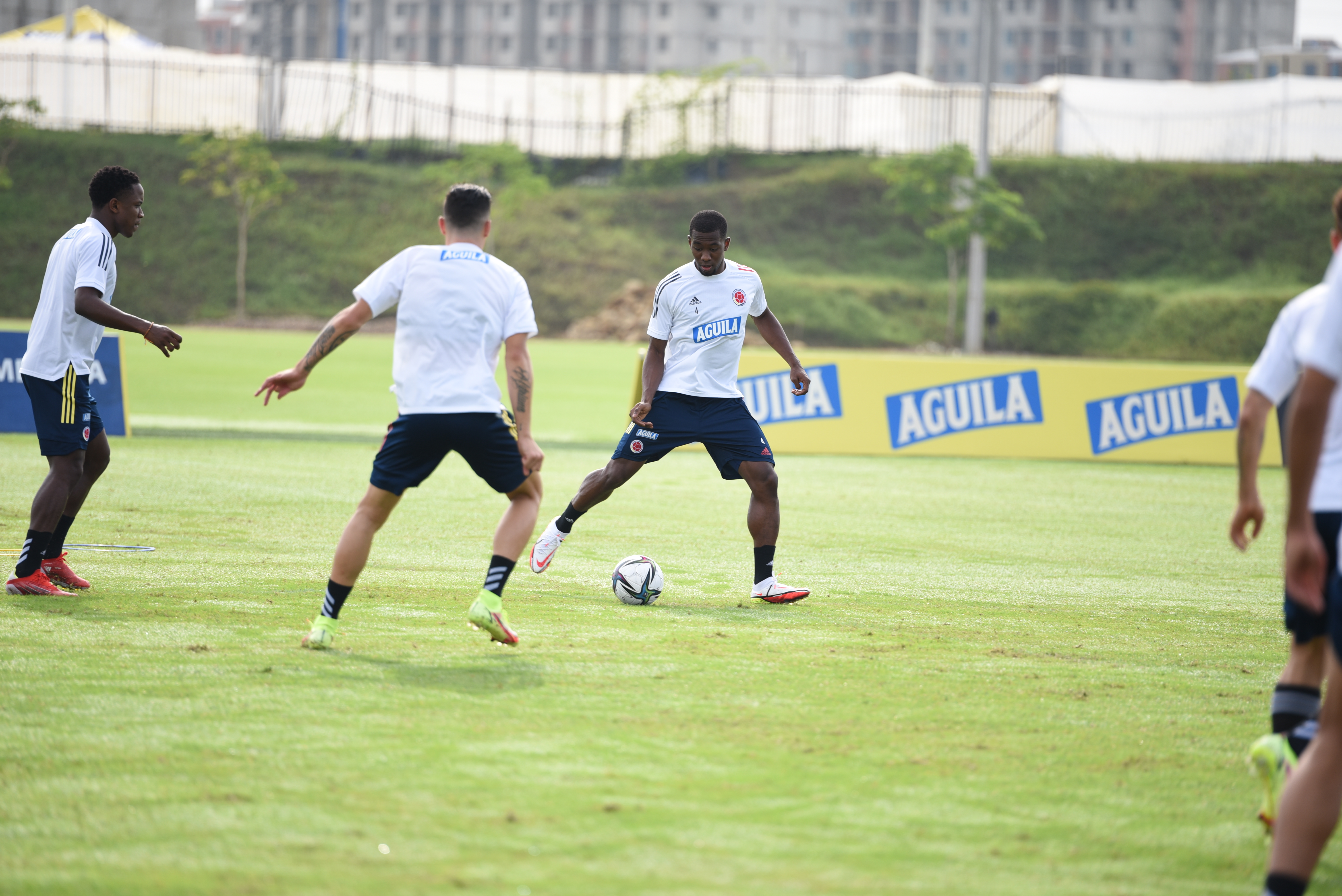 Entrenamiento de Colombia. 