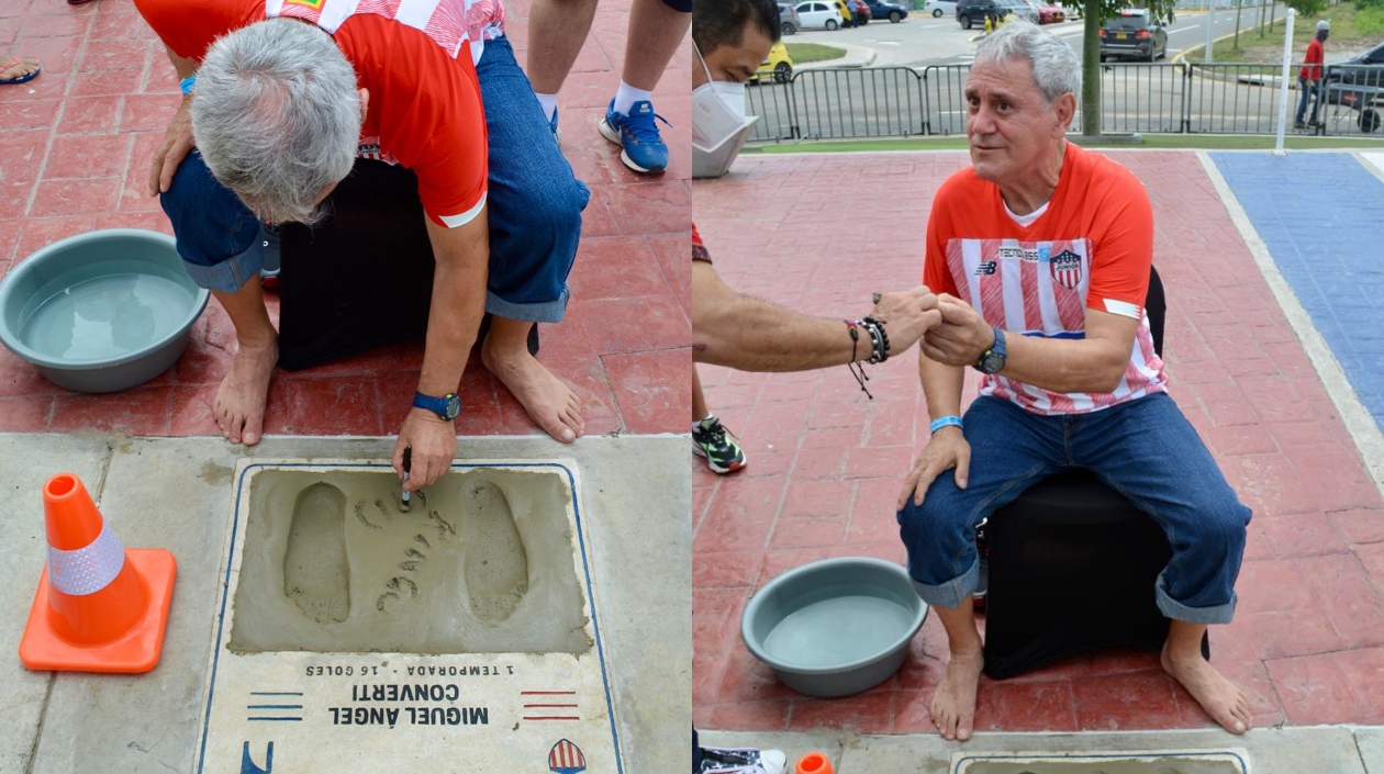 El exjugador Miguel Ángel Converti.