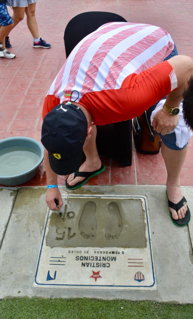 El exjugador Cristian Montecinos.