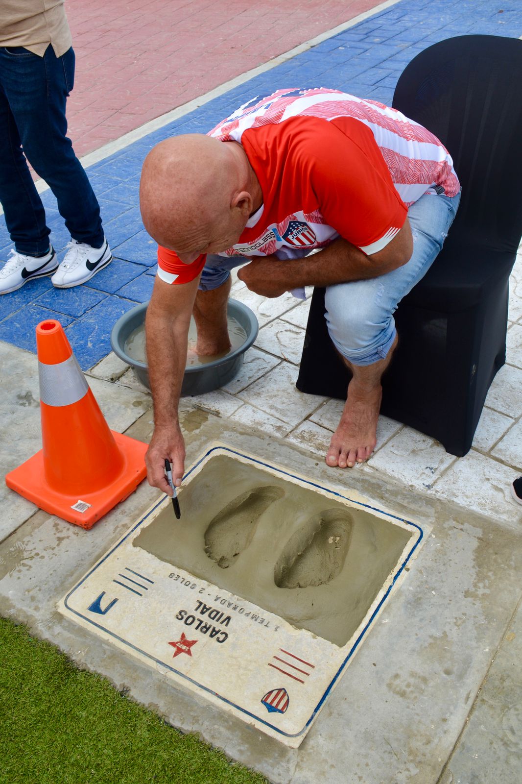 El exjugador Carlos Vidal. 