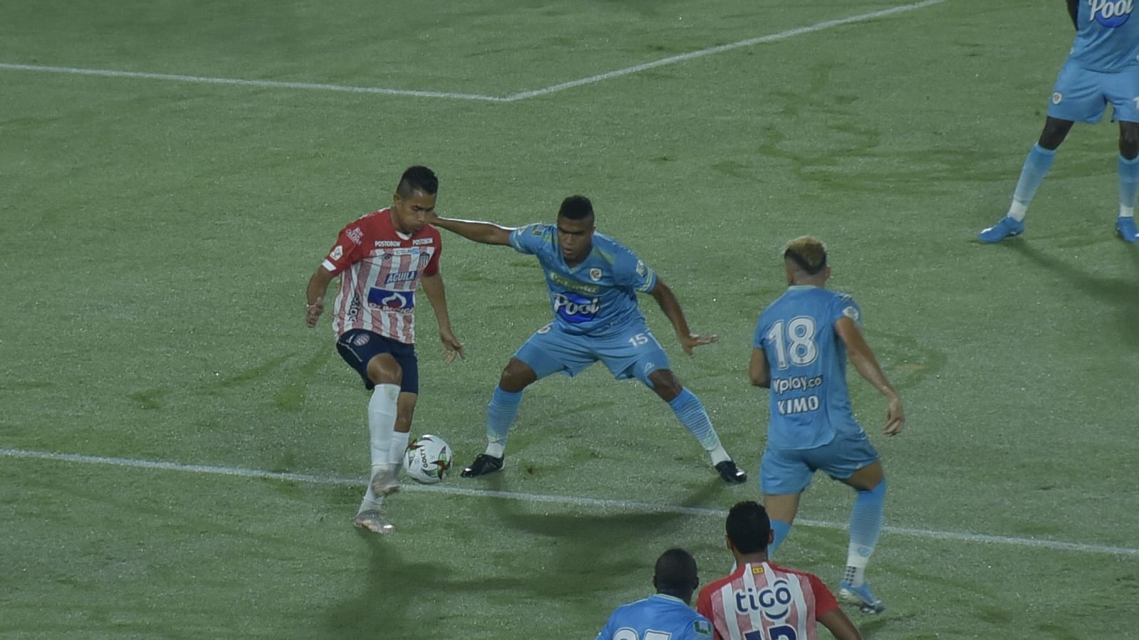 Acción del partido.