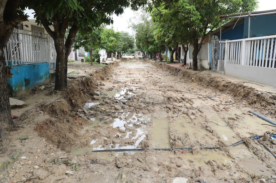 Otras de las vías que serán intervenidas.