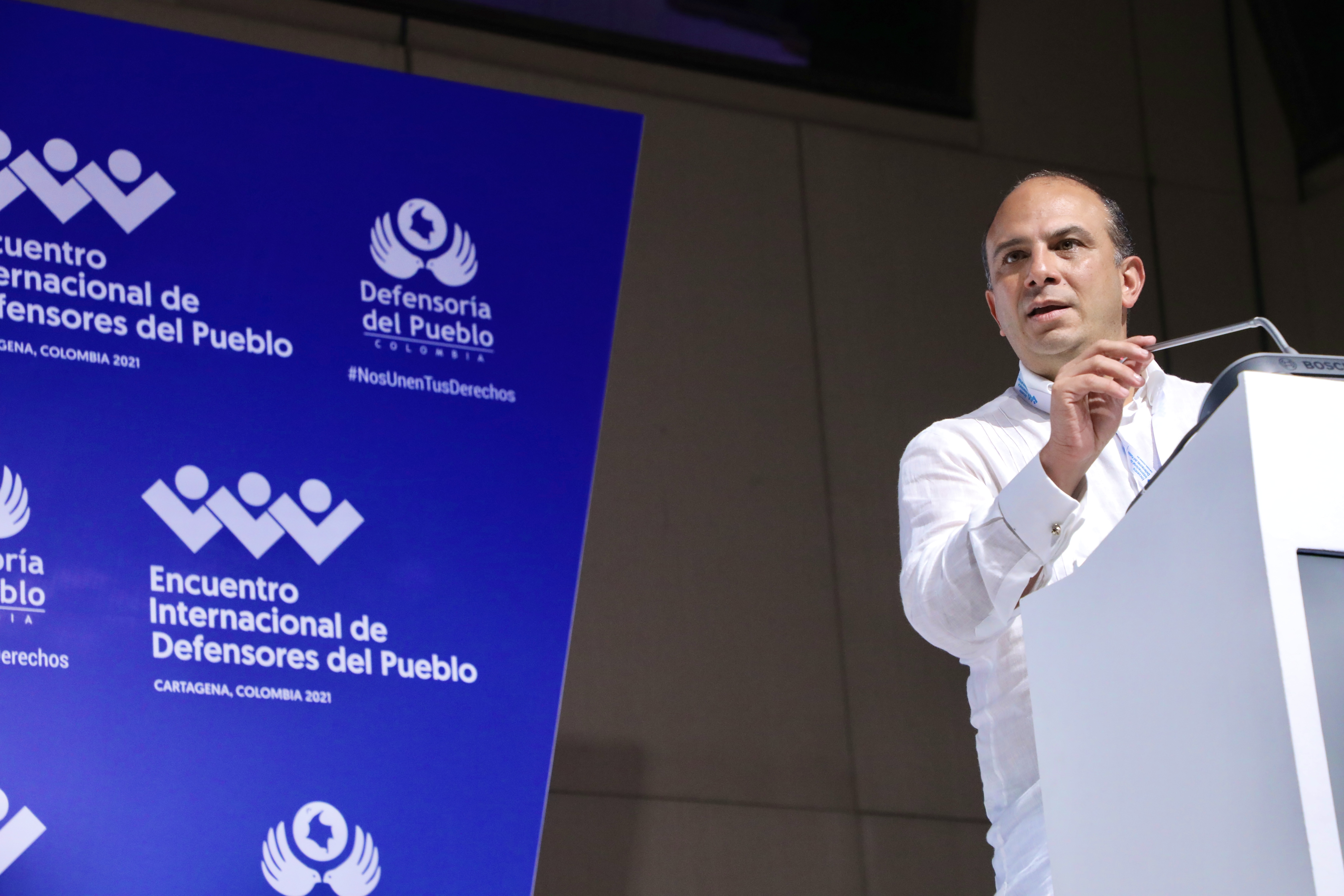 El defensor del pueblo de Colombia, Carlos Camargo.