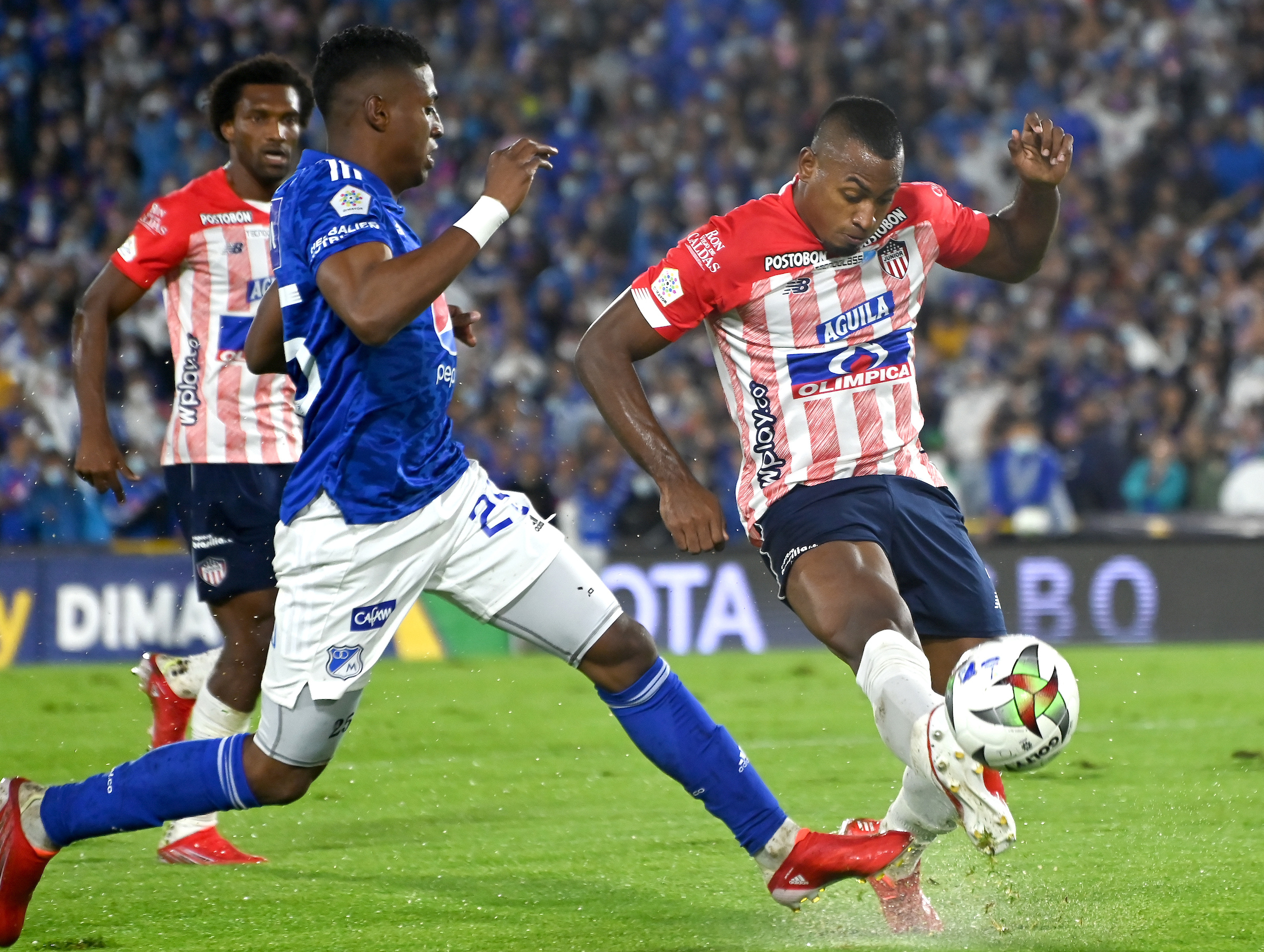 Acción del partido.