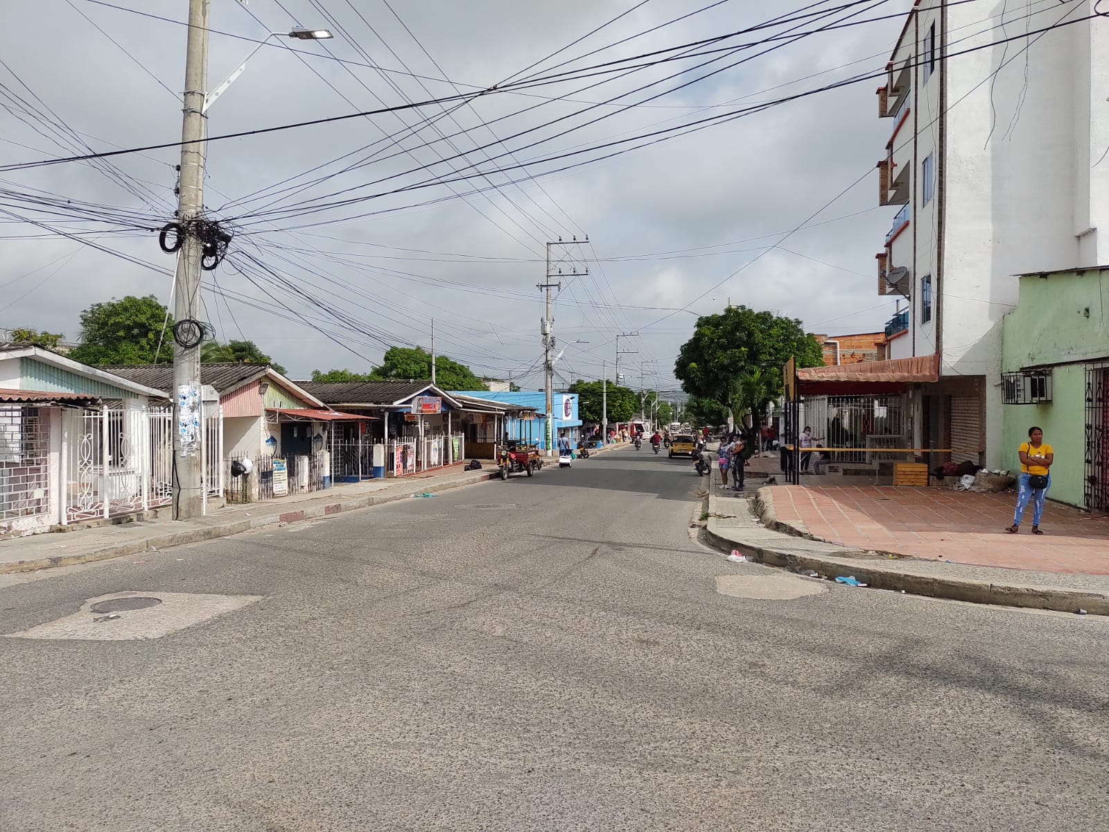 Barrio Santa María, donde ocurrieron los hechos.