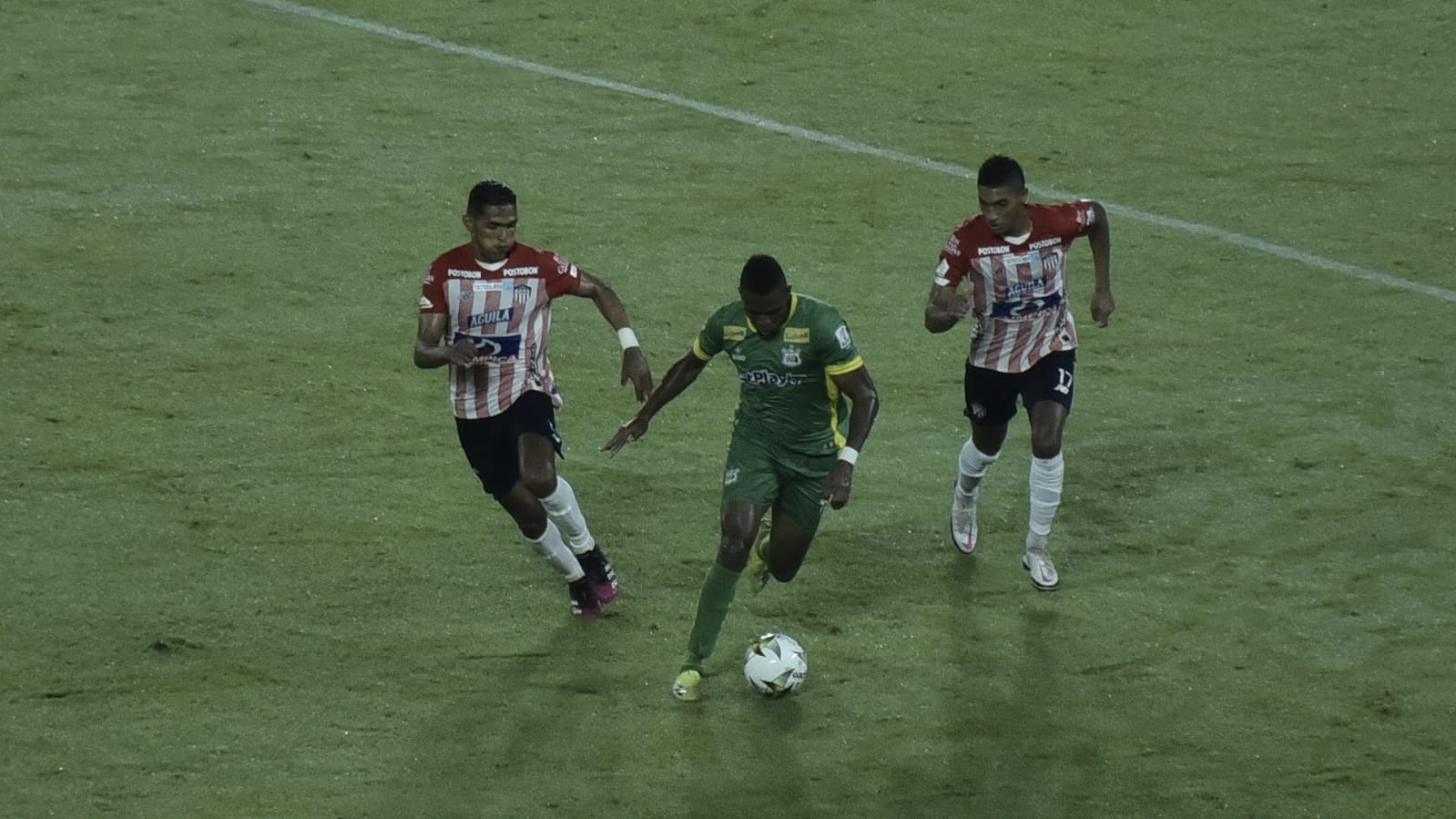 Acción del partido.