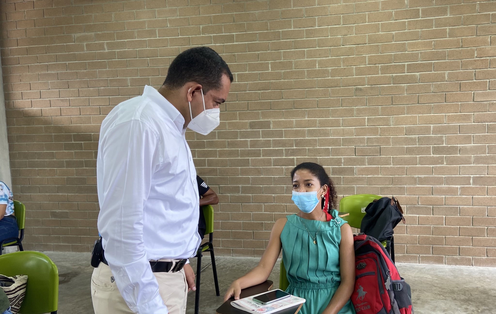 Uniatlántico El rector de la Universidad del Atlántico, Danilo Hernández, en la sede de Suan.