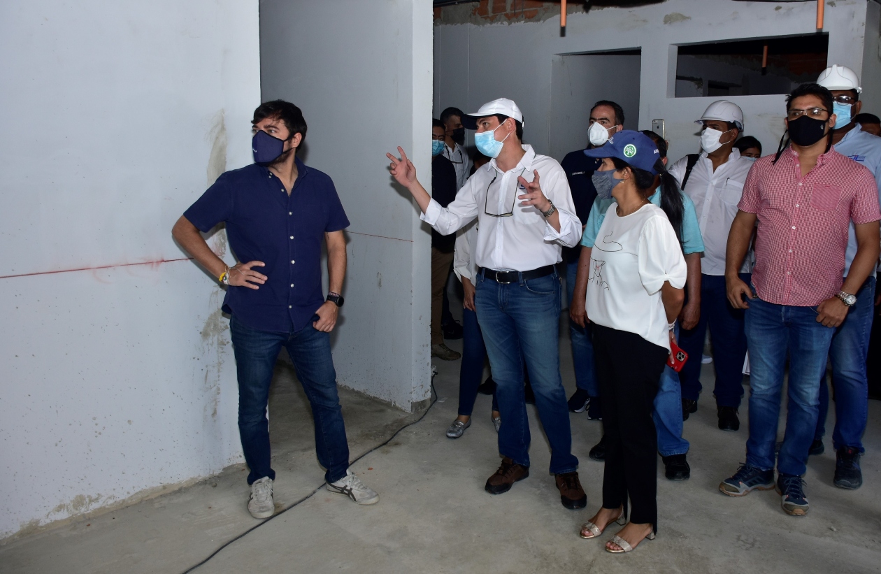 El Alcalde de Barranquilla, Jaime Pumarejo.