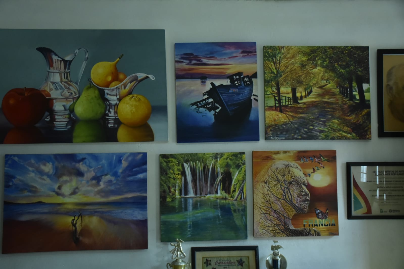 Cristian Mercado Galería doméstica de las obras de Miguel Corbacho.