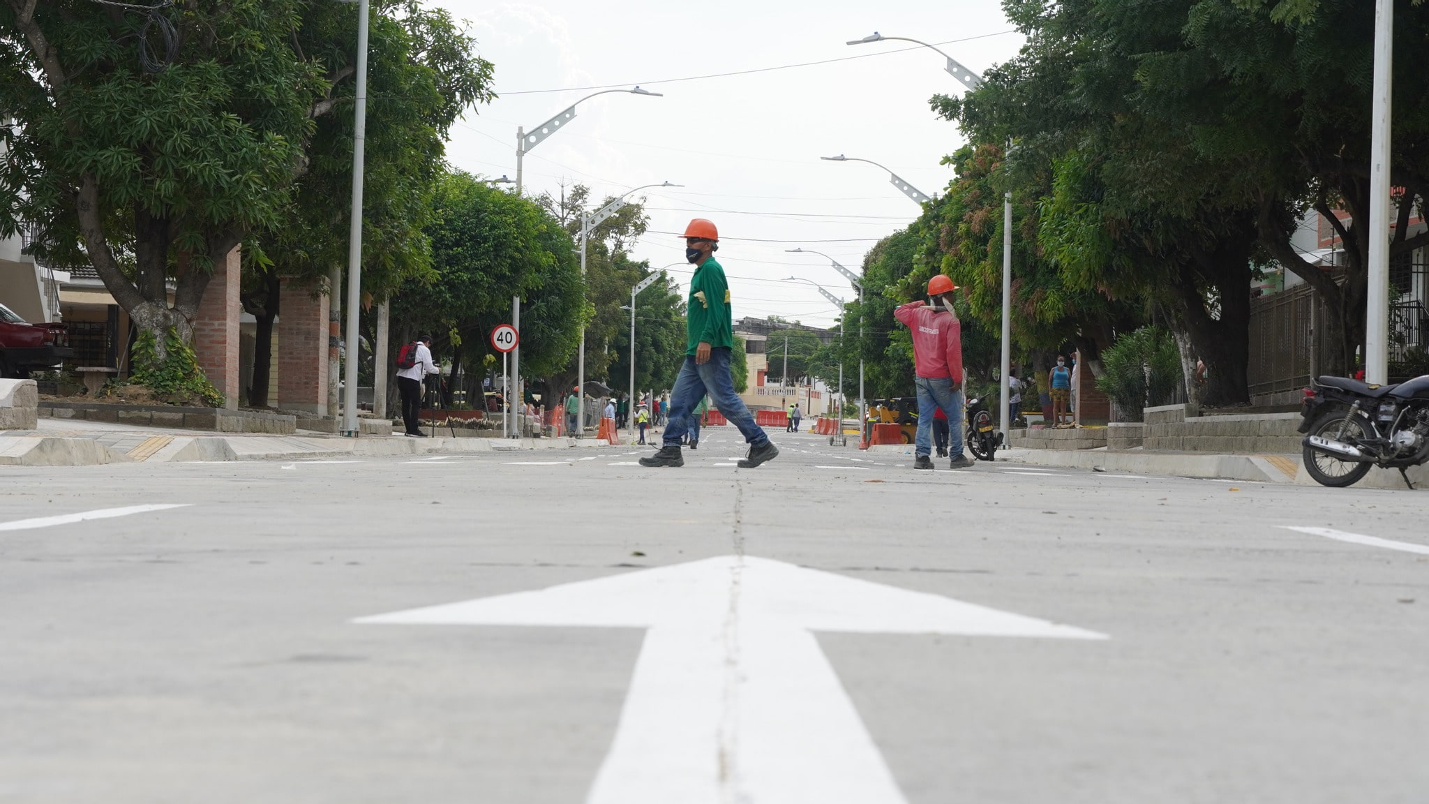 Estado de la canalización de la segunda fase del arroyo La Felicidad