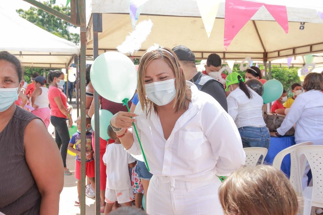 La Gerente de la ESE Hospital Eimy Camargo presidió la jornada.