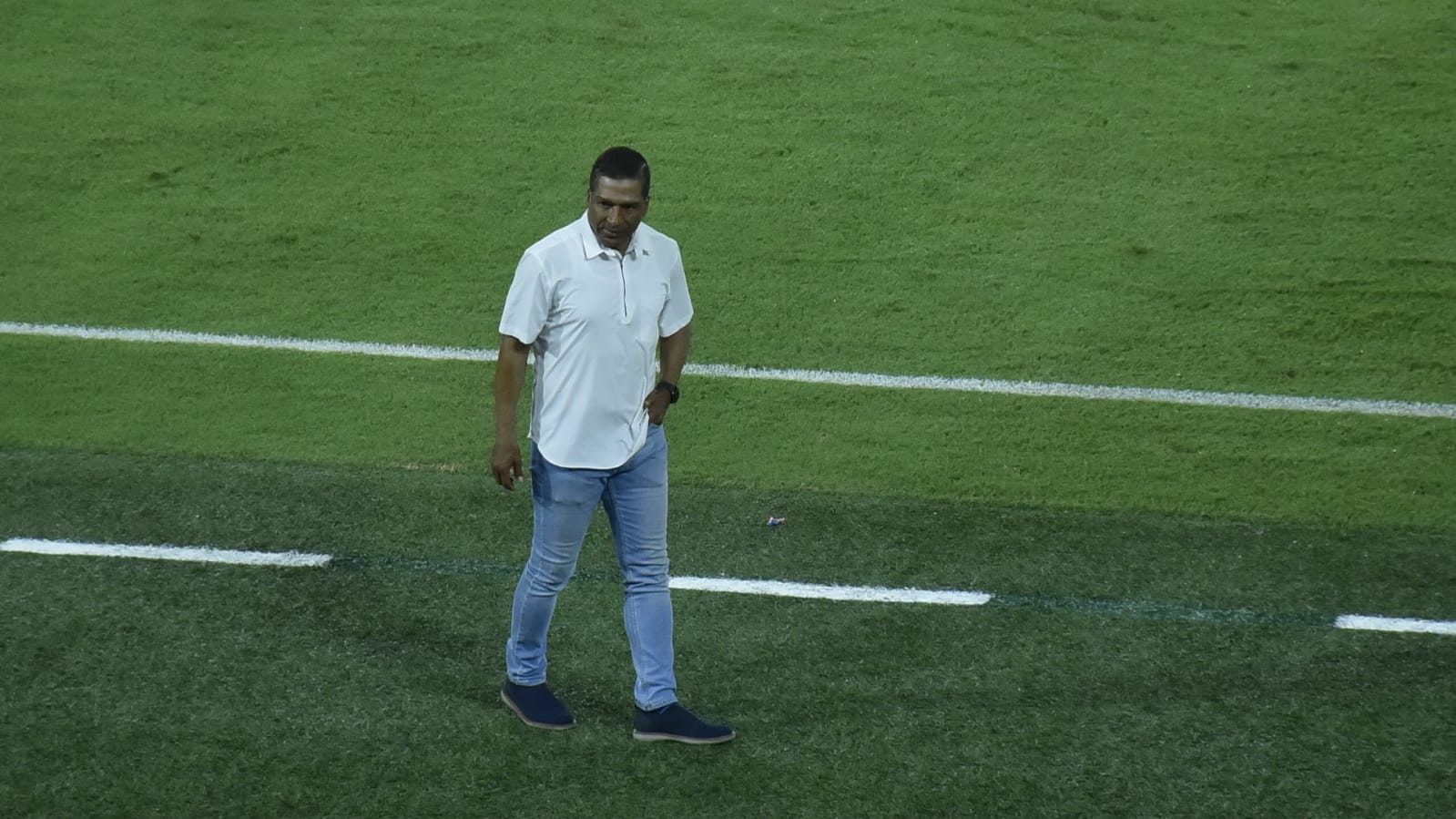 El técnico de La Equidad, Alexis García.