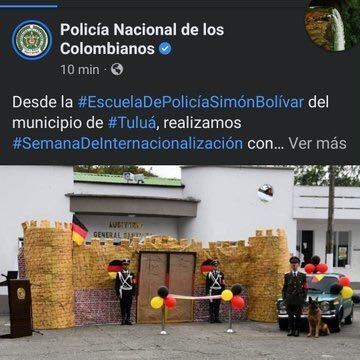 En la misma cuenta de la Policía salió la publicación de la actividad.