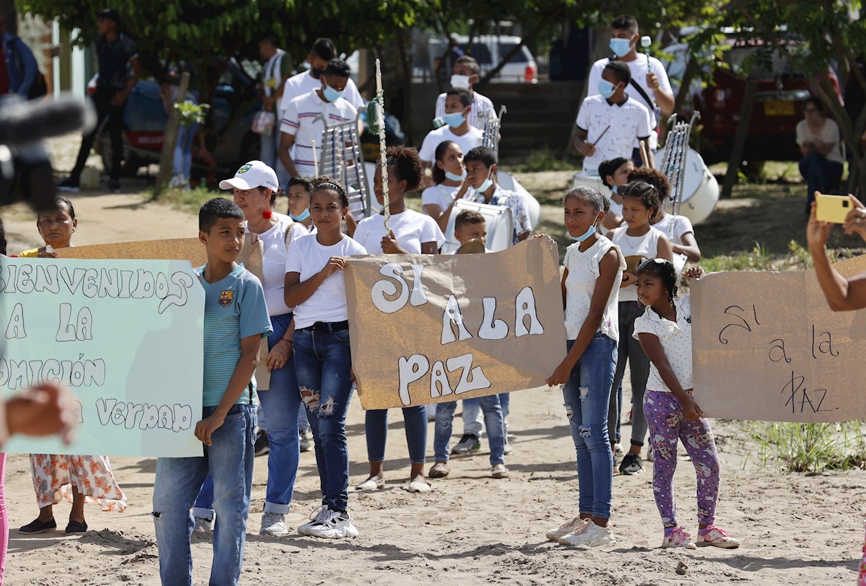 Pesquera, un caserío del este de Colombia a orillas del río Arauca.