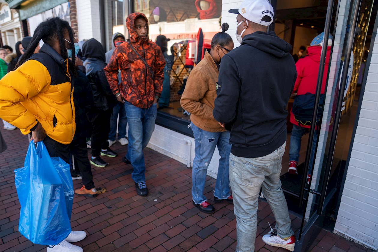 Black Friday en Washington, Estados Unidos.
