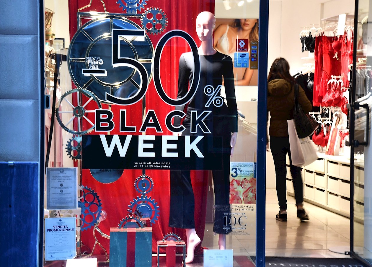 Black Friday en Italia.