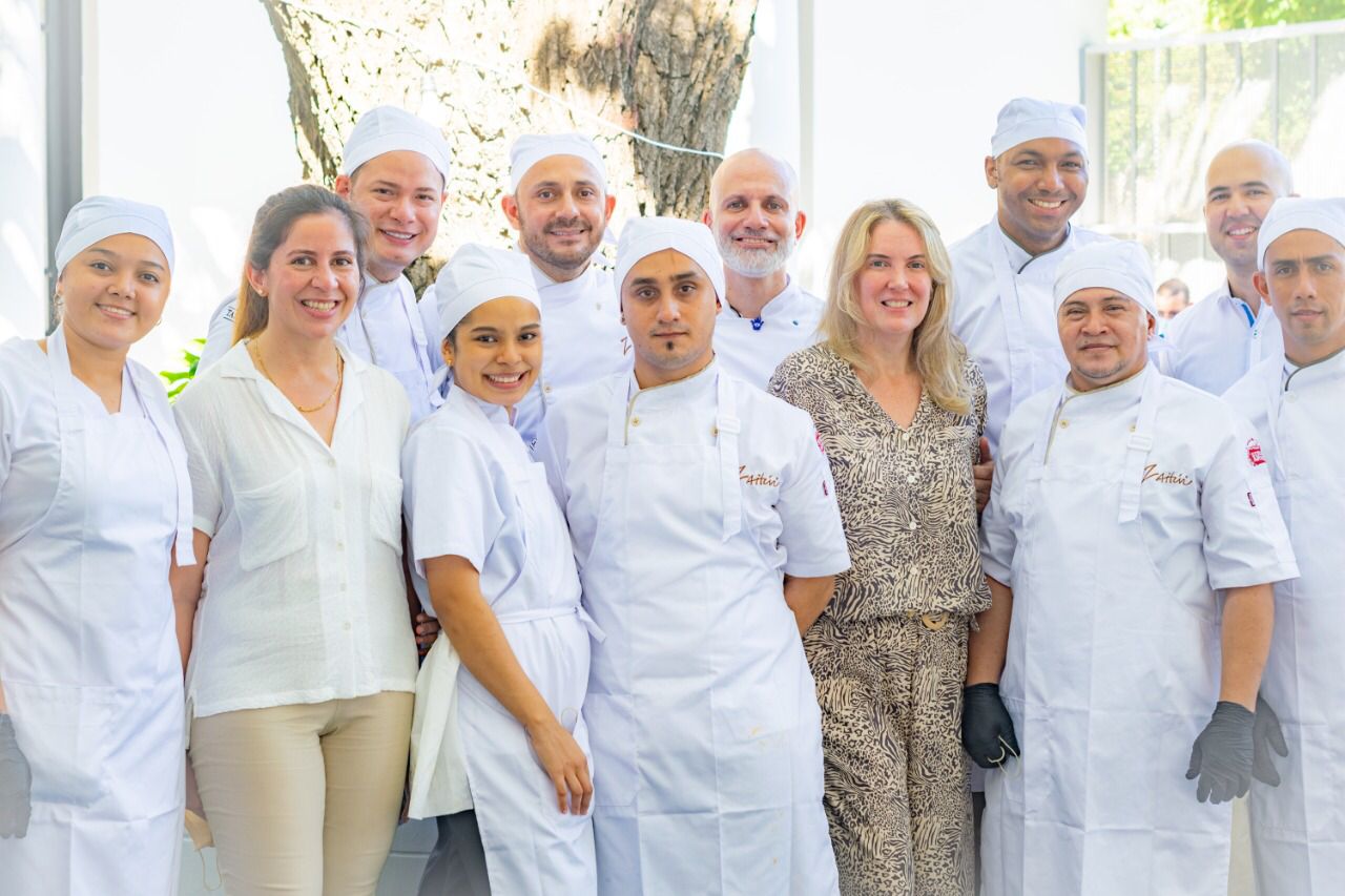 Equipo de trabajo de Alex Quessep para el almuerzo ofrecido por la Presidencia al Rey de España.