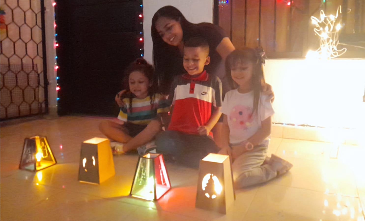 Sofía, Kaleth y Andrea, felices disfrutando.