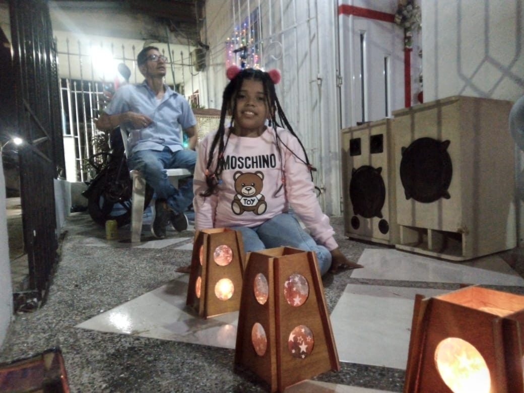 Valerie Ramírez, en el barrio La Ceiba.