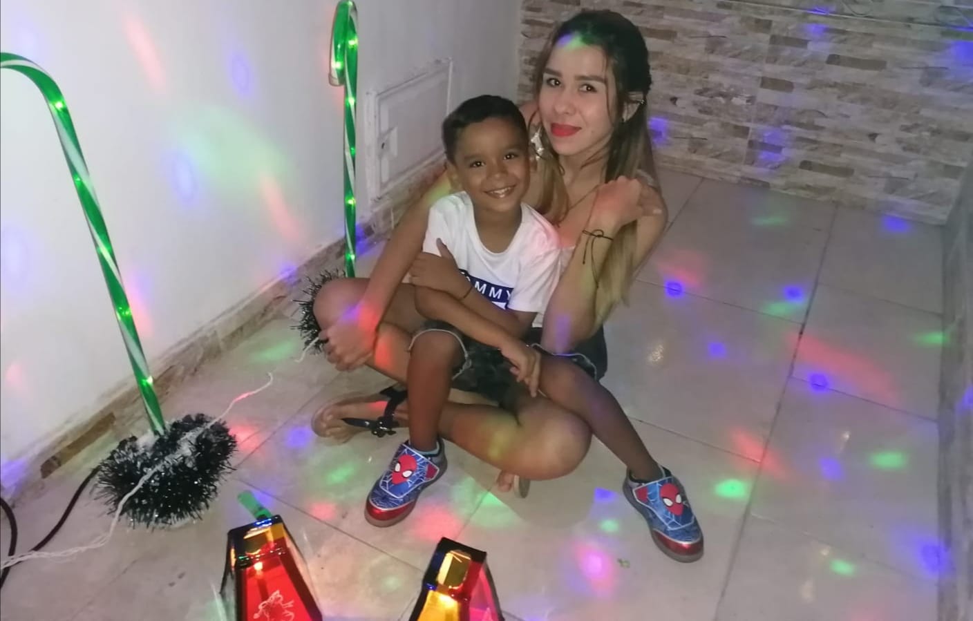 Keiner David y Luz Karime, encendieron temprano las velitas.