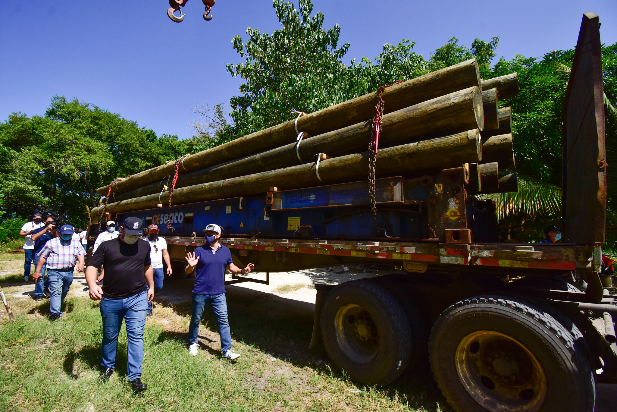Alcaldía de Barranquilla Pilotes para el Ecoparque Ciénaga de Mallorquín