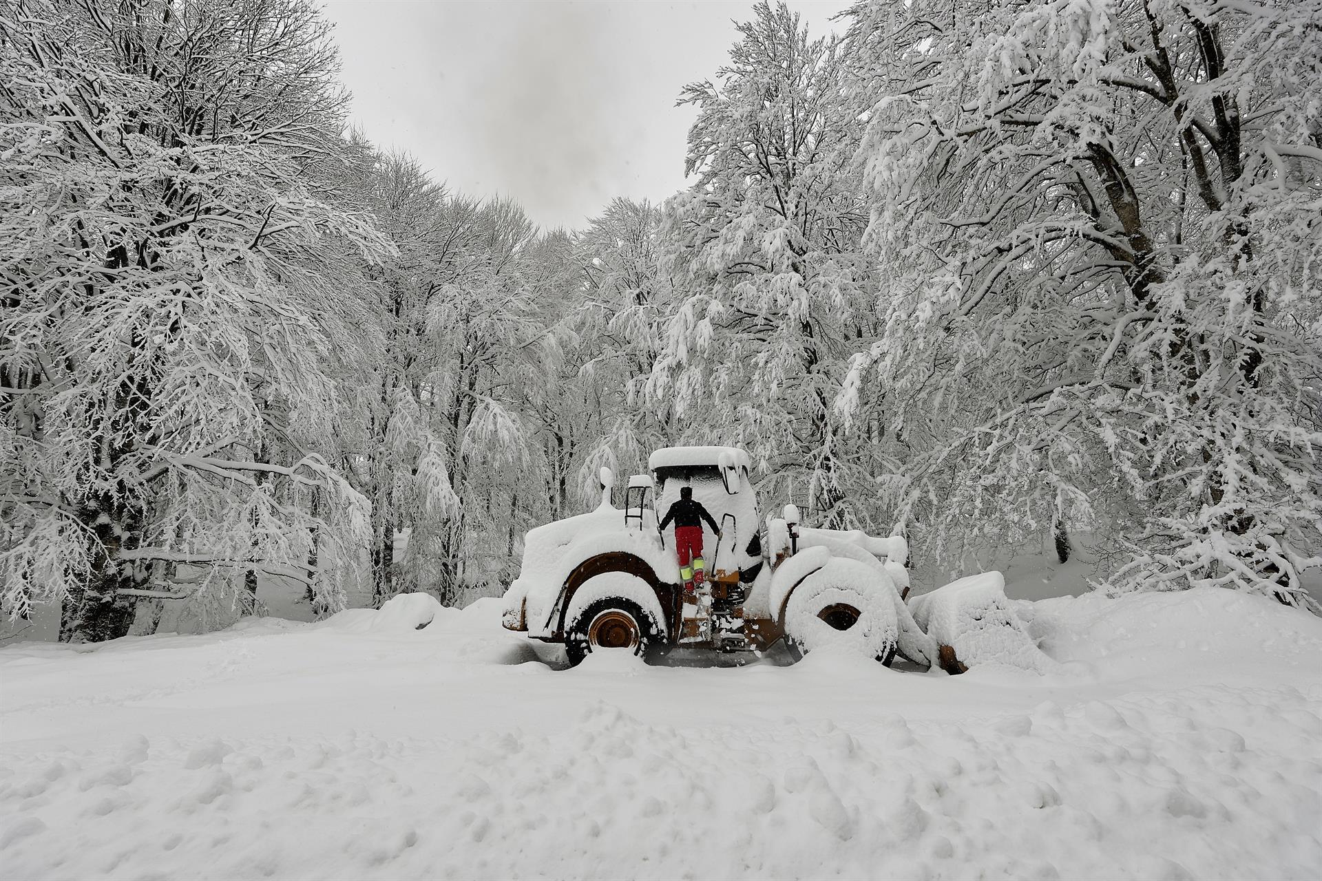 Nieve en España. 