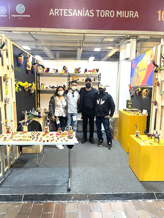 Prensa Alcaldía Stand de Galapa en la feria deq Bogotá.