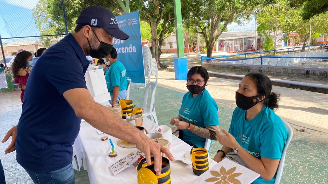 Prensa Alcaldía Feria del Emprendimiento en Galapa.