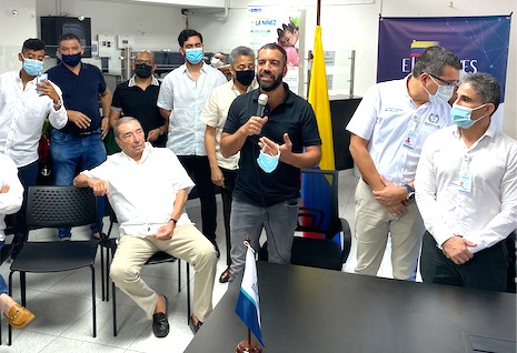 El Senador Arturo Char acompañando la inscripción de candidatos a Cámara.