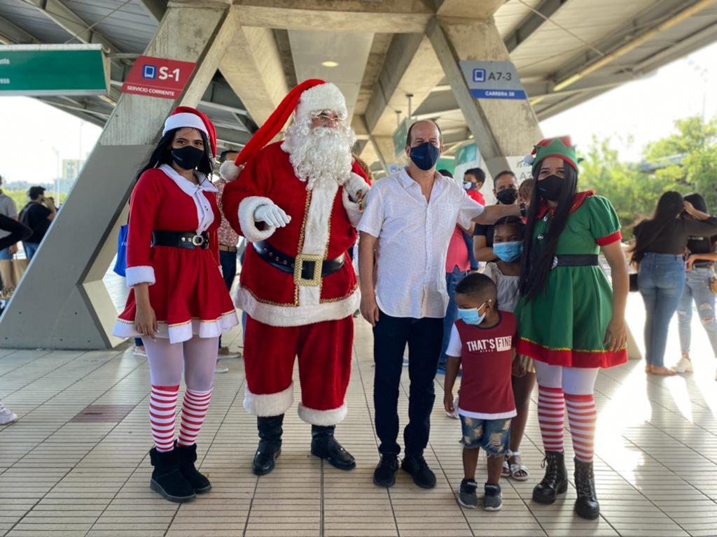 Navidad en Transmetro.