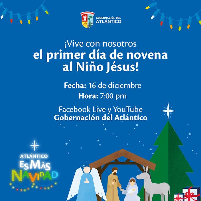 Promoción del inicio de la Novena.