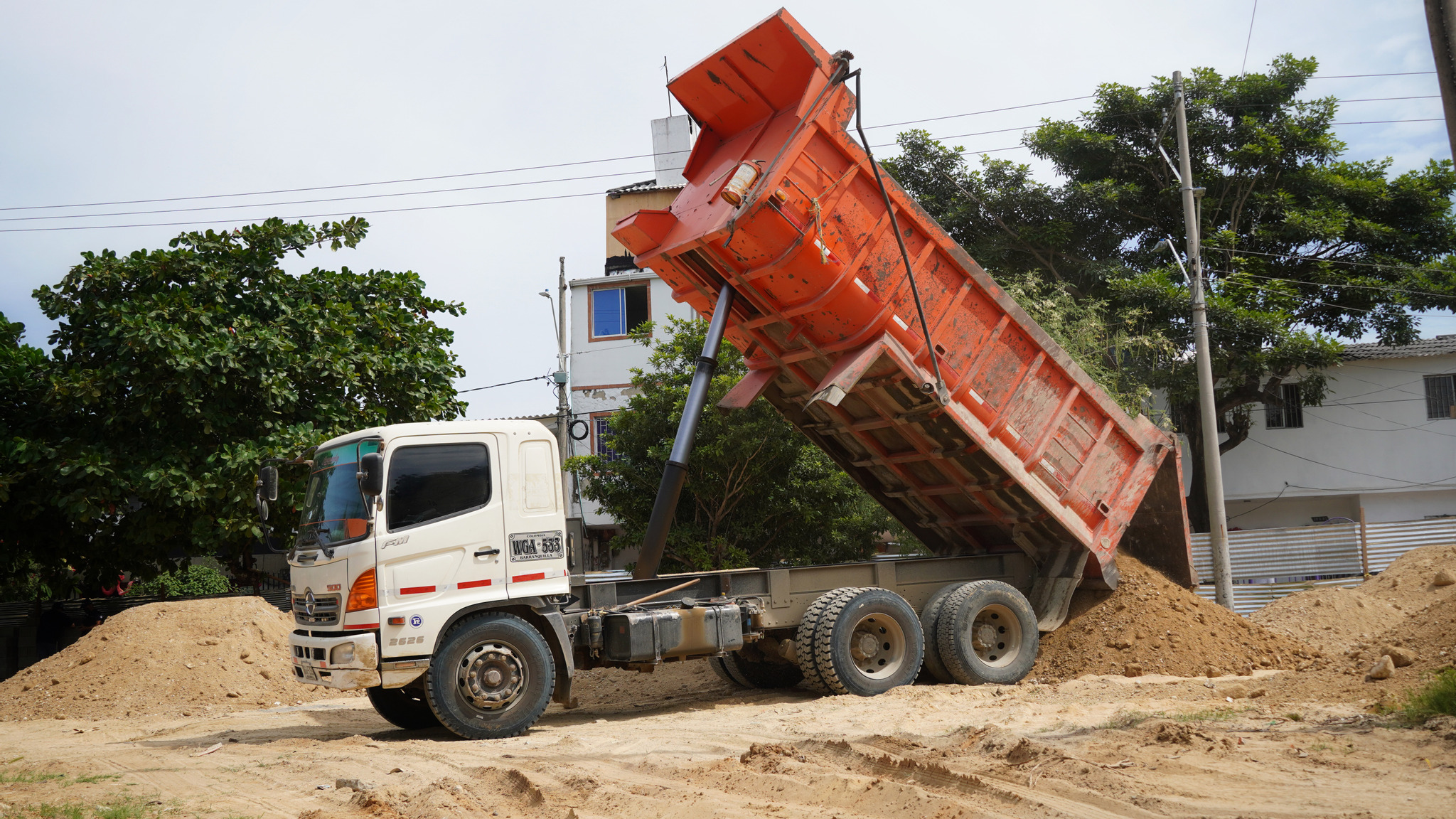 Trabajo de parques en Barranquilla.