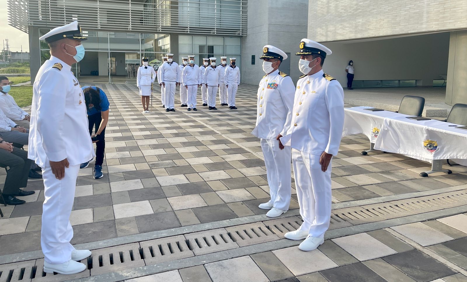 Cortesía Ceremonia en la que asumió el Capitán de Navío, Jesús Zambrano Pinzón